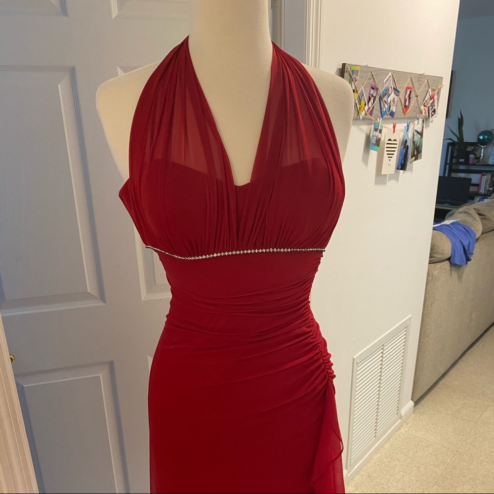 Red dress